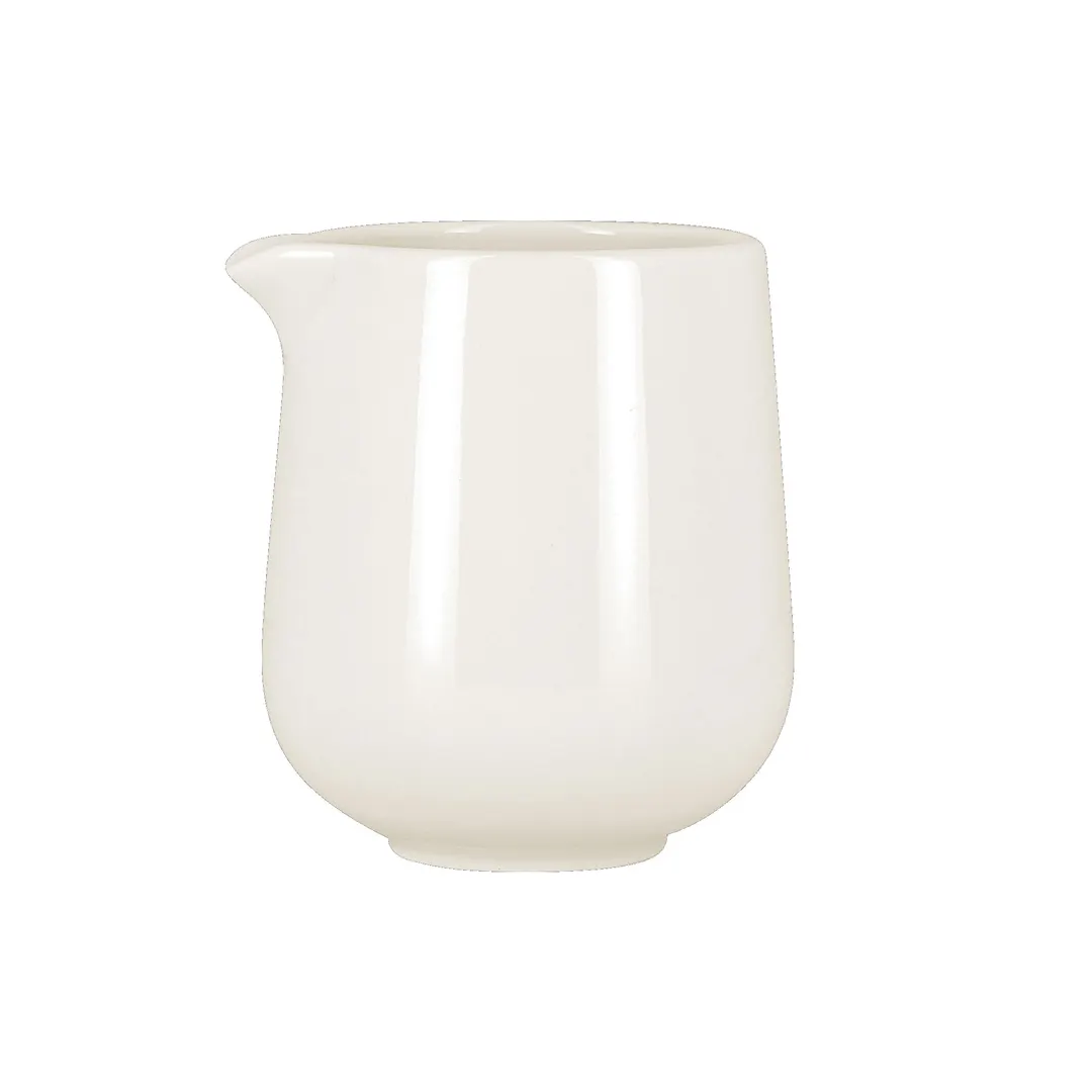 RAK Porcelain STCR25 - 8-7/16 oz Creamer Pitcher, 2.94" x 3.56" H, Dishwasher Safe - 12/Case
