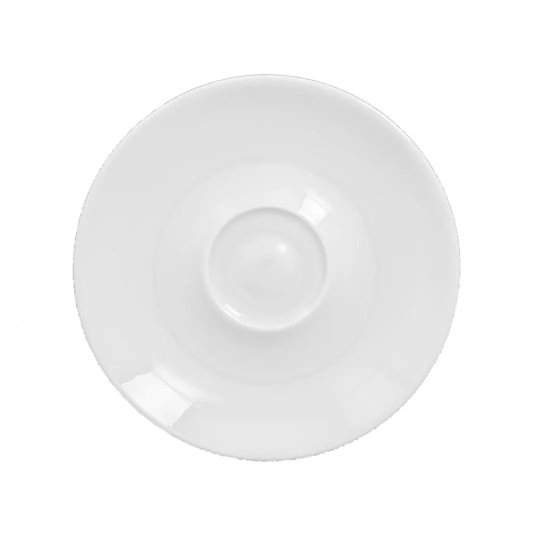 RAK Porcelain SWSA15 - 5.9" Round Ivoris Porcelain Saucer Fridge/Freezer/Oven Safe - 12/Case