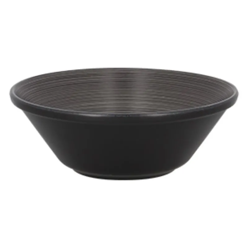 RAK Porcelain TRBASB16BG - 6" Grey Porcelain Salad Bowl, 20.3 oz, Stackable, Dishwasher Safe - 12/Case
