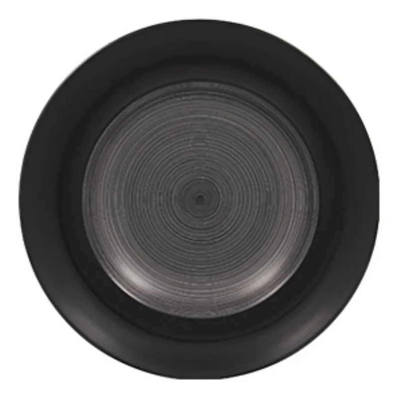 RAK Porcelain TRCLDP19BG - 7" Round Deep Grey Porcelain Bowl, 11.85 oz Oven/Dishwasher - 12/Case