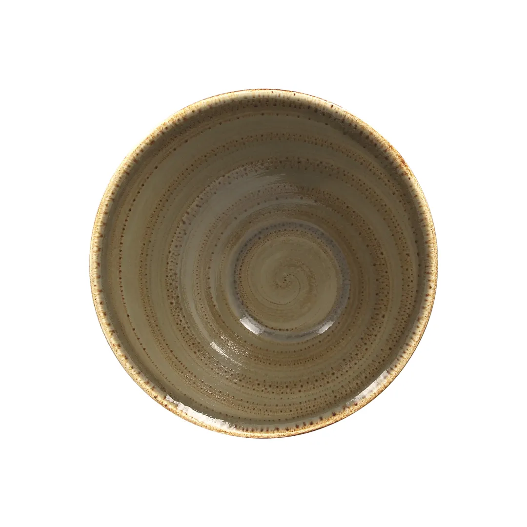 RAK Porcelain TWBUBA22AL - Twirl Bowl 22 oz (8" dia.) Porcelain Dishwasher/Microwave Safe - 4/Case