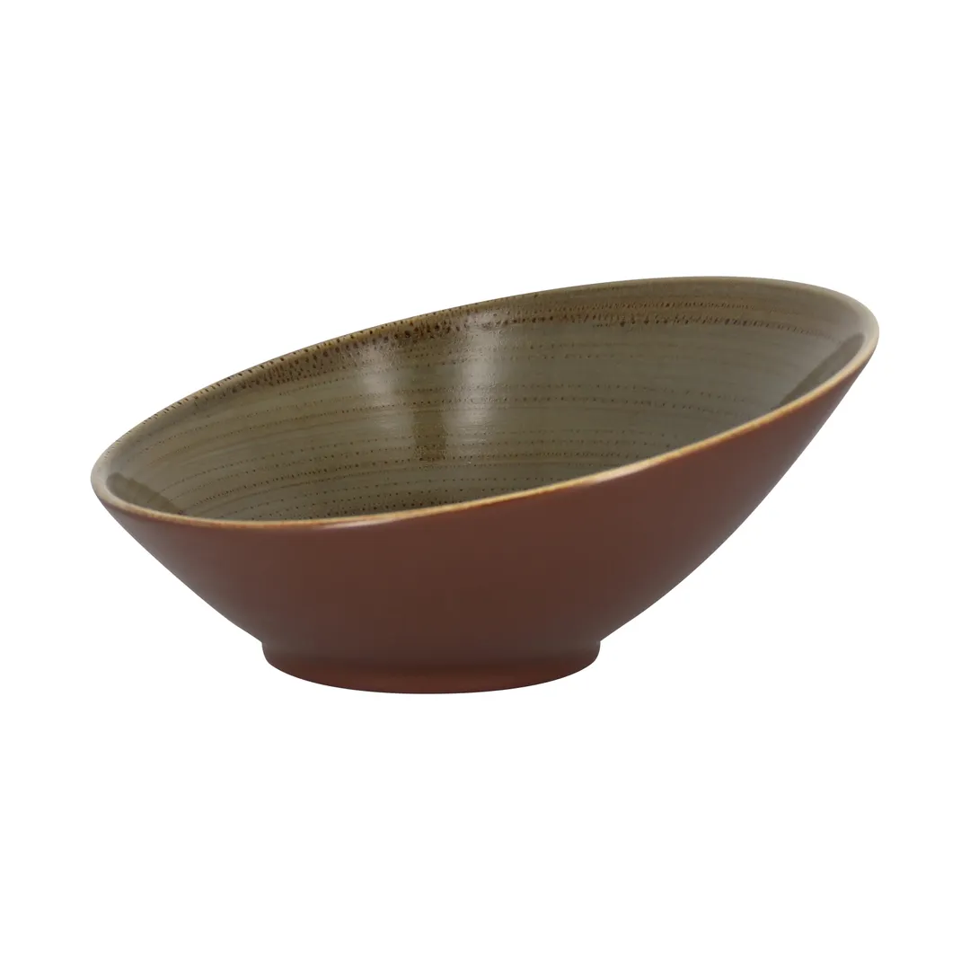 RAK Porcelain TWBUBA29AL - Twirl Bowl, 11" Dia., 54 oz, Vitrified Porcelain, Microwave Safe - 1/Case