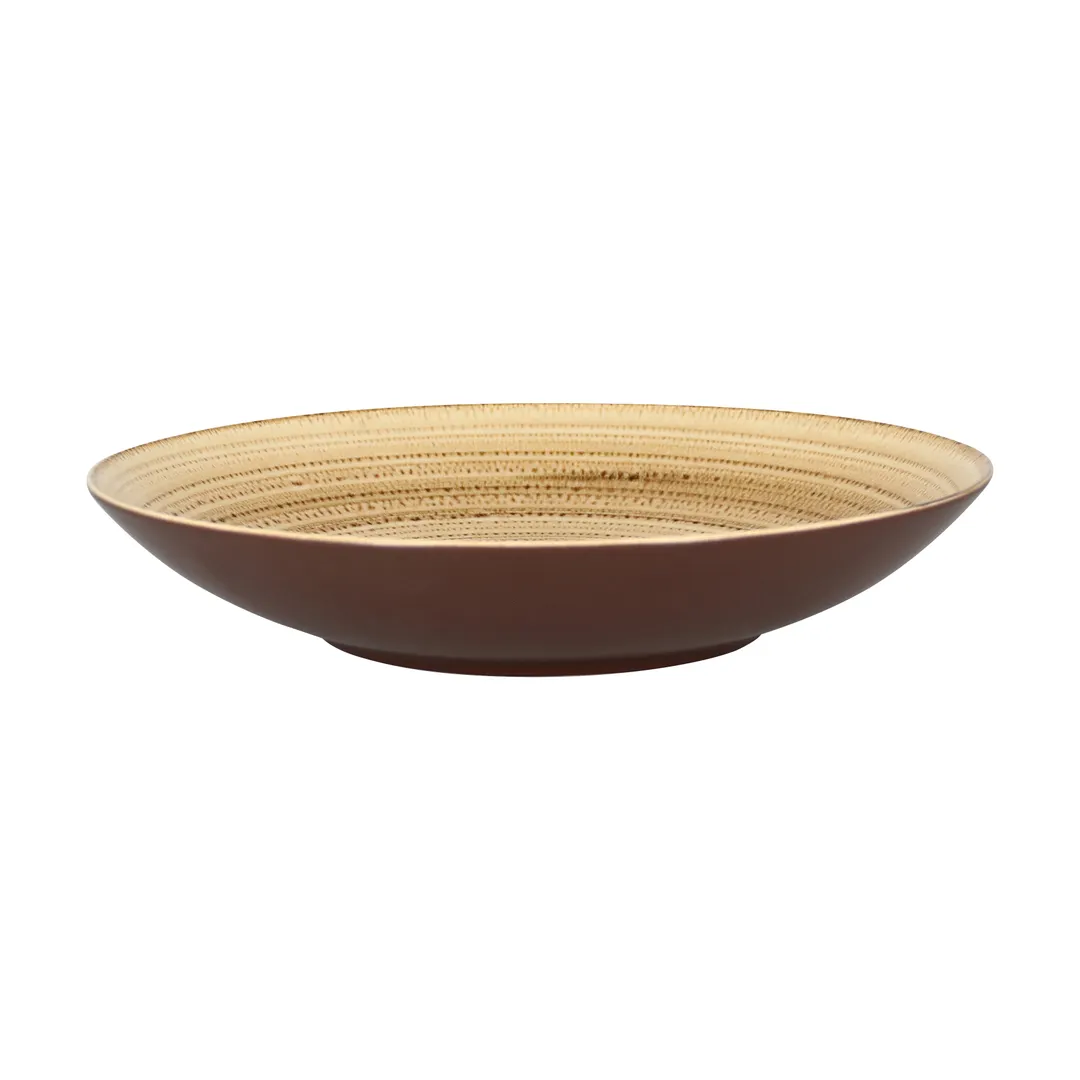 RAK Porcelain TWBUBC30BE - 11" Bowl, 64 oz (2 Qt) Beach Porcelain, Dishwasher Safe - 6/Case