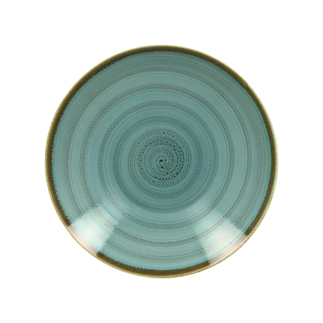 RAK Porcelain TWBUBC30LA - 11" Round Deep Bowl, 64 oz (2 Qt) Porcelain, Dishwasher Safe - 6/Case