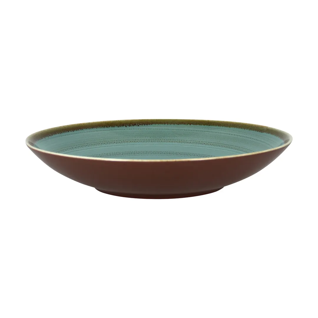 RAK Porcelain TWBUBC30LA - 11" Round Deep Bowl, 64 oz (2 Qt) Porcelain, Dishwasher Safe - 6/Case