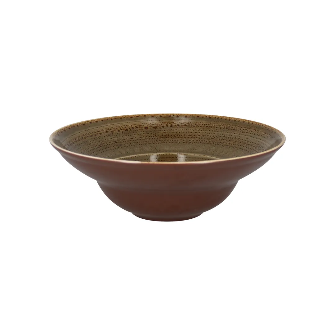 RAK Porcelain TWCLXD26AL - Twirl Bowl 10" x 3½" H, 16 oz, Porcelain, Microwave Safe - 6/Case