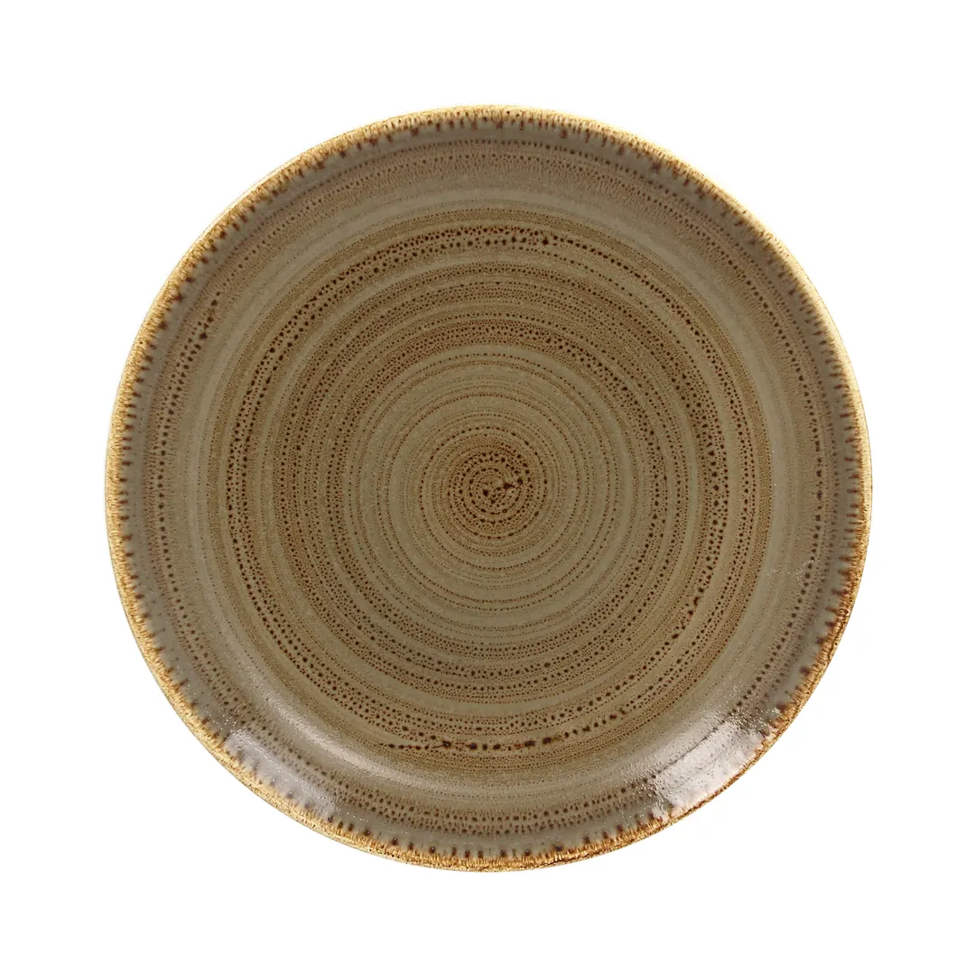 RAK Porcelain TWNNPR28AL - 11" Round Coupe Porcelain Plate, Dishwasher & Microwave Safe - 12/Case