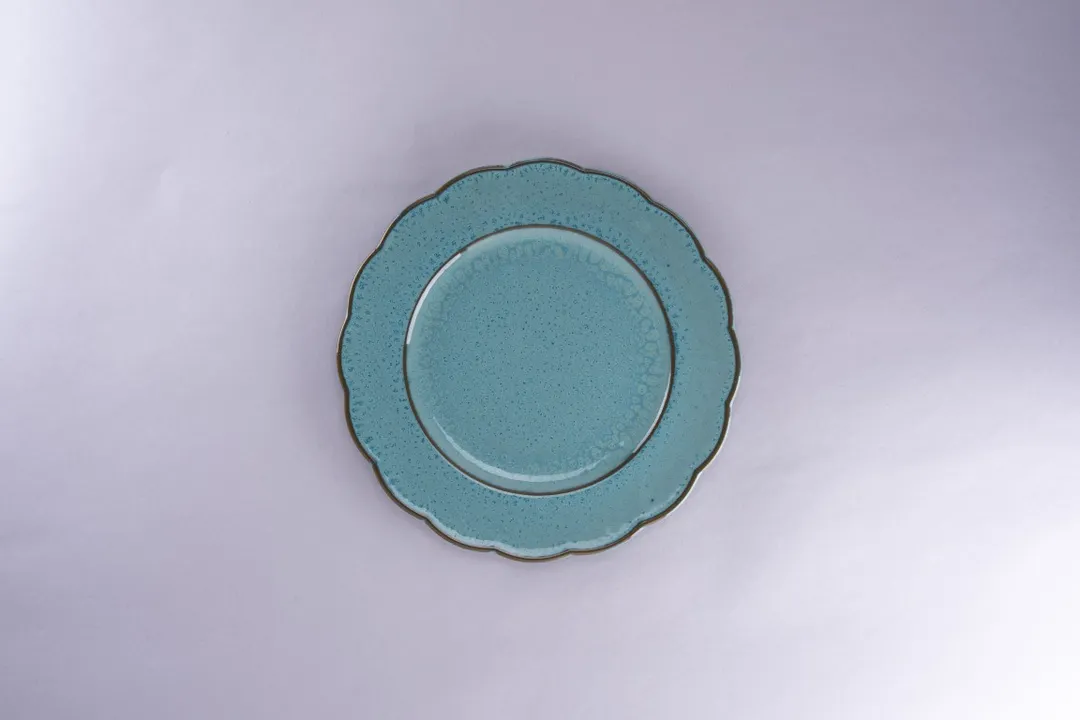 RAK Porcelain VIFP24VZN Vibe Flat Plate, 9.45" Porcelain, Oven/Freezer/Microwave Safe - 12/Case