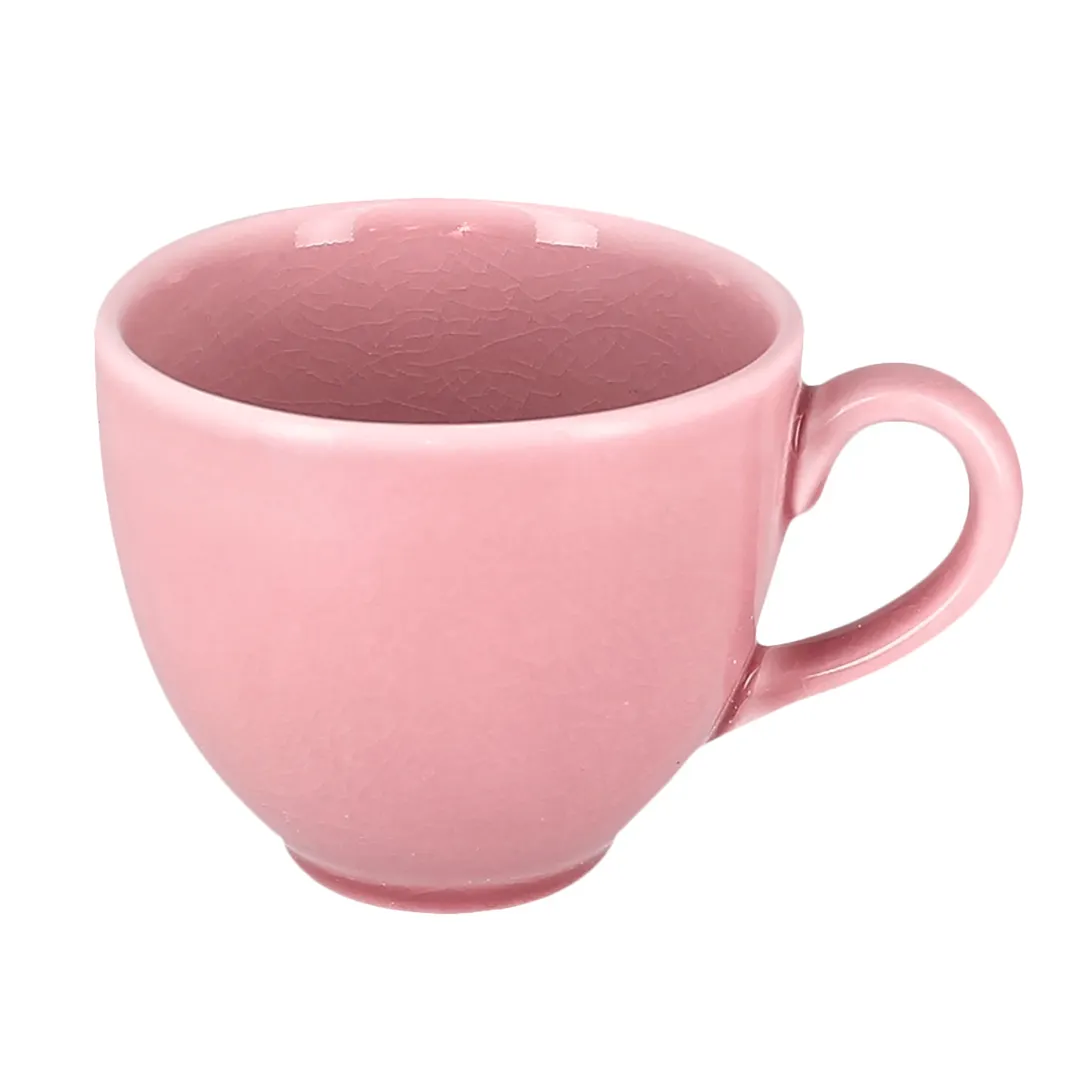 RAK Porcelain VNCLCU09PK Espresso Cup 3 oz Pink Porcelain, Microwave & Dishwasher Safe - 12/Case