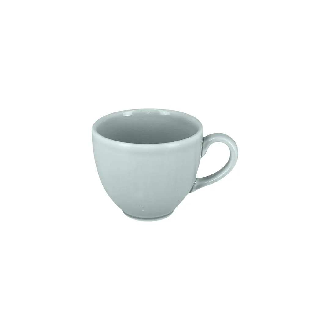 RAK Porcelain VNCLCU20BL Coffee Cup, 6.75 oz Porcelain with Crackle Glaze, Microwave Safe - 12/Case