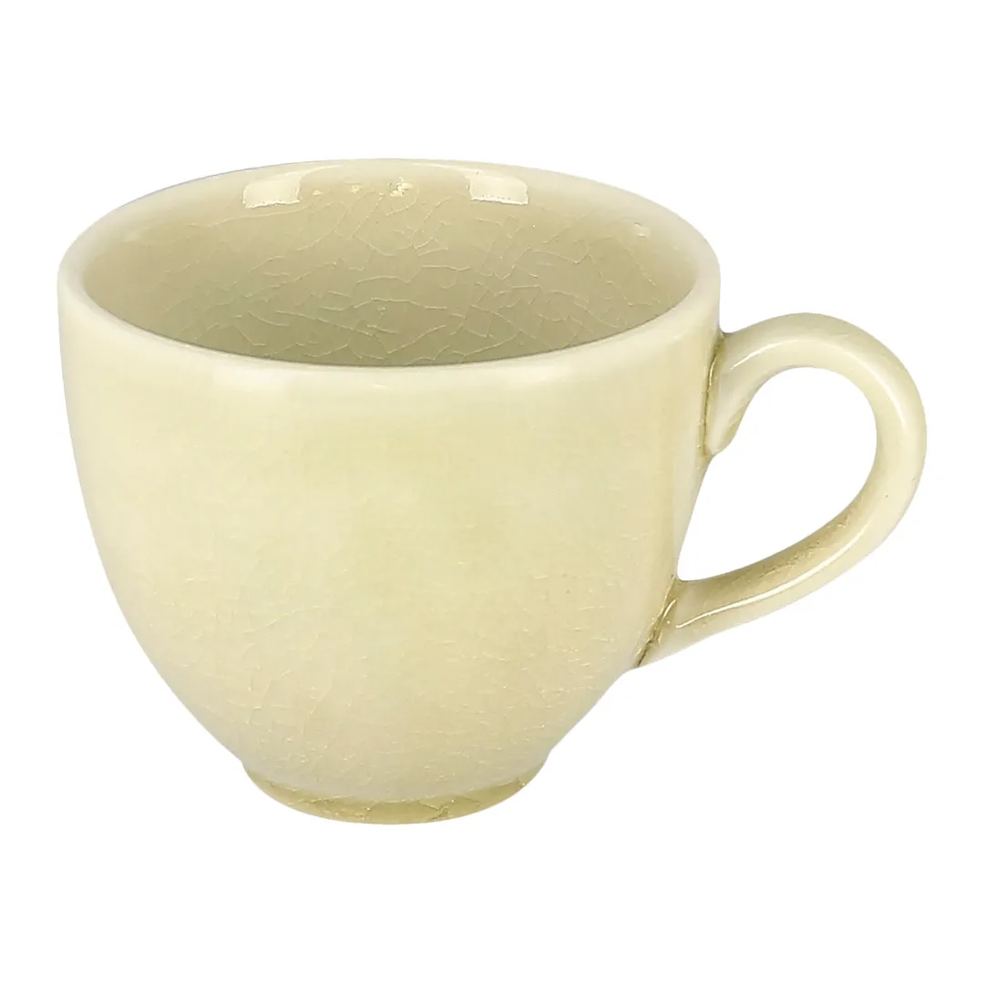 RAK Porcelain VNCLCU23PL Coffee Cup 7‑7/9 oz Porcelain Crackle Finish, Microwave Safe - 12/Case