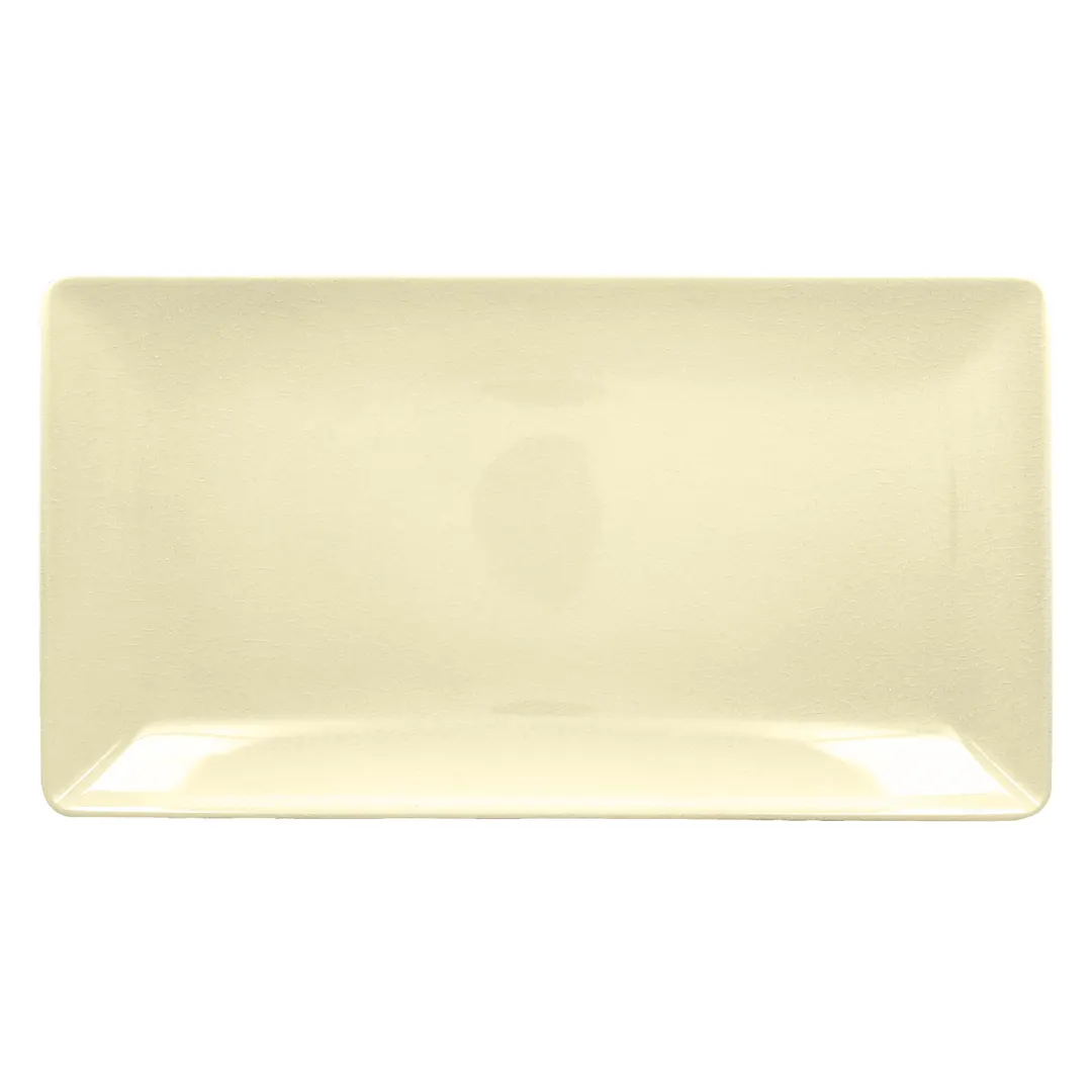 RAK Porcelain VNEDRG33PL Rectangular Plate 13"5/8 x 7"1/8 Lead‑Free Porcelain Glaze - 6/Case
