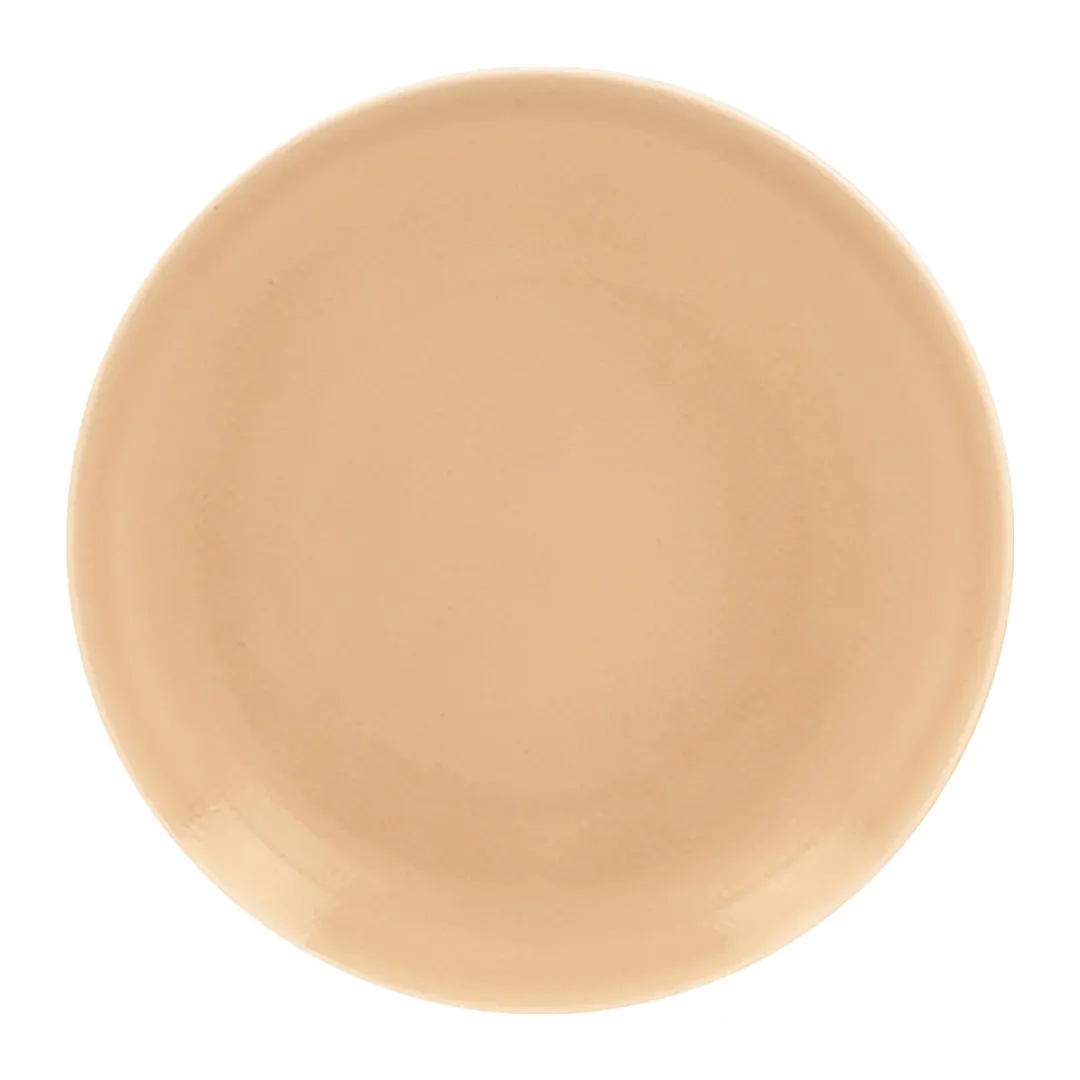 RAK Porcelain VNNNPR21BG Round Plate, 8¼" Porcelain, Coupe Rim Microwave & Dishwasher Safe - 12/Case