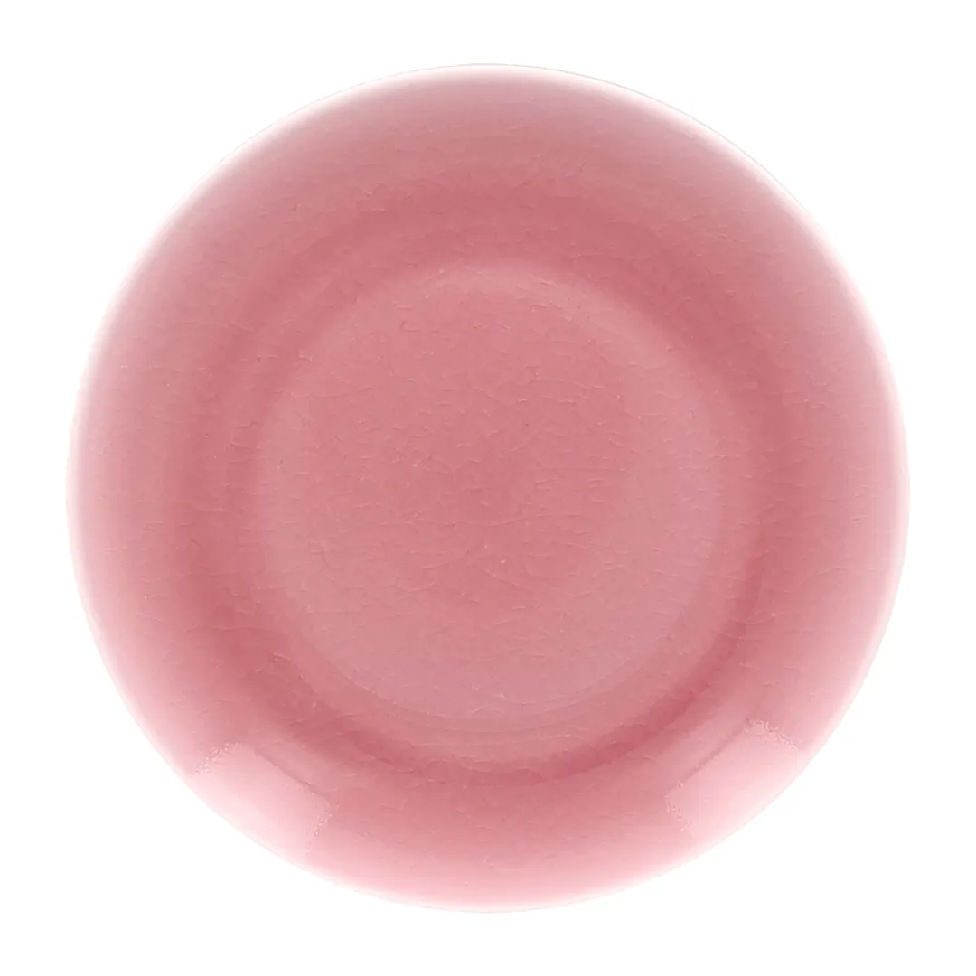 RAK Porcelain VNNNPR21PK 8"¼ Round Flat‑Edge Coupe Plate Pink Porcelain Microwave Safe - 12/Case