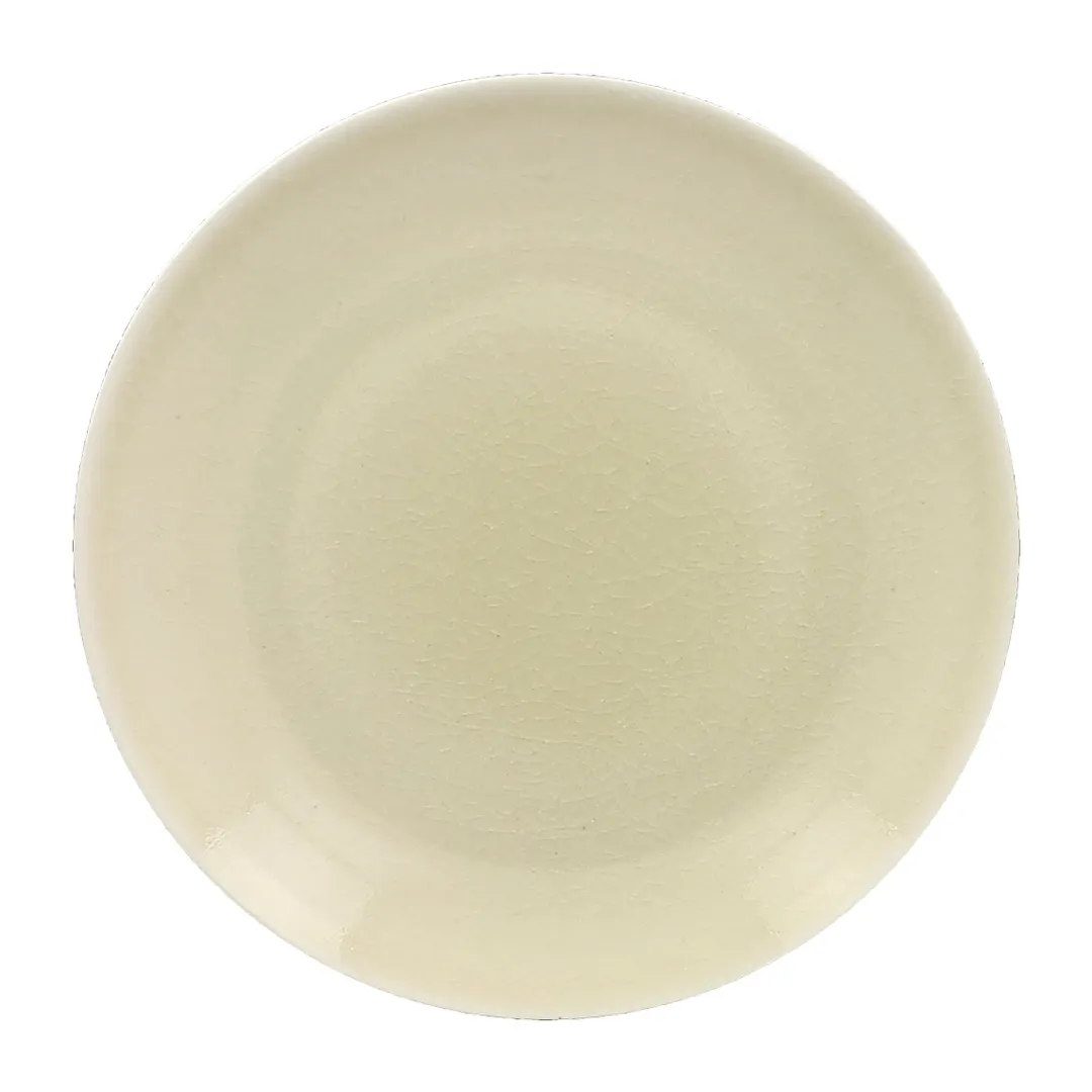RAK Porcelain VNNNPR24PL Round Plate, 9‑4/9" Diameter, Coupe Rim, Microwave Safe - 12/Case