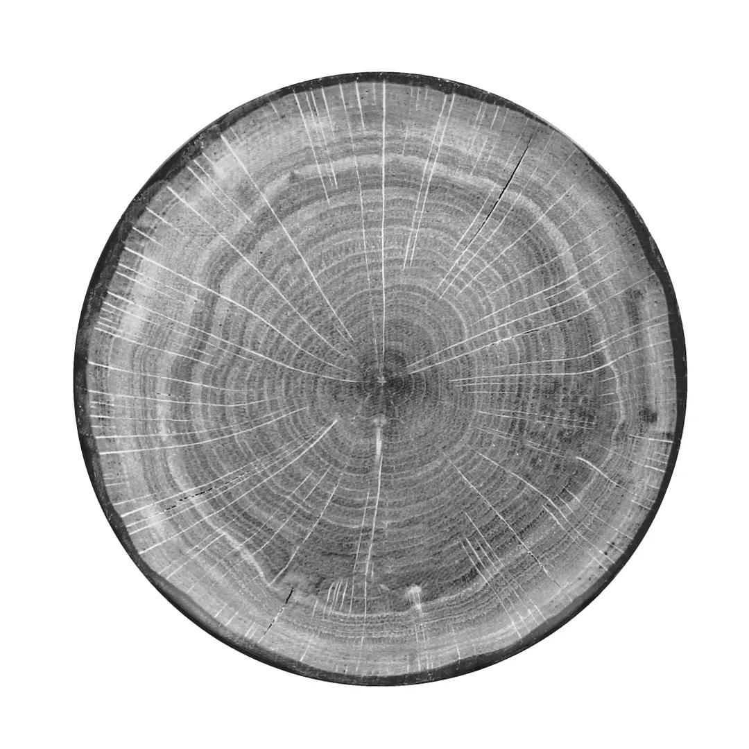 RAK Porcelain WDNNPR29BG Round Plate, 11½" Beech Gray Porcelain, Oven‑Safe - 12/Case