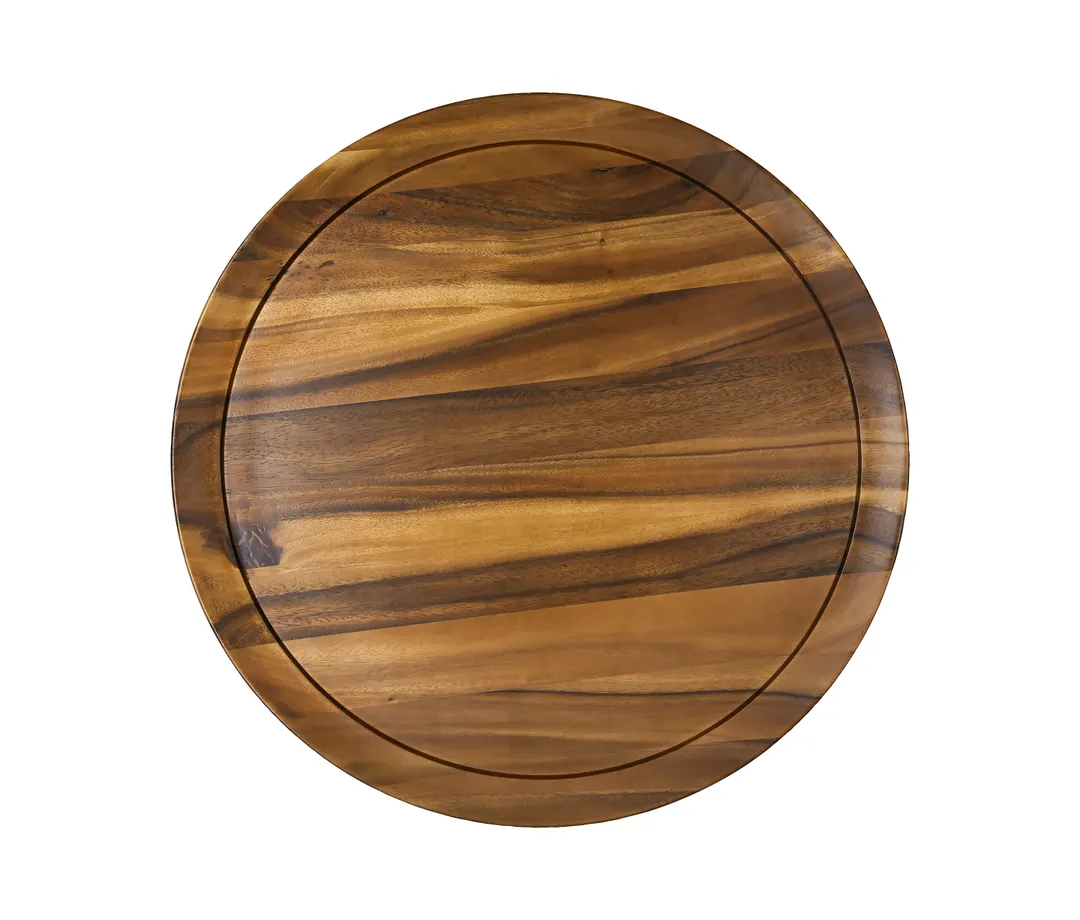 RAK Porcelain WDTR65 - B. Concept Serving & Display Tray, 25" Diameter, Wood Ivoris Finish - 1/Case