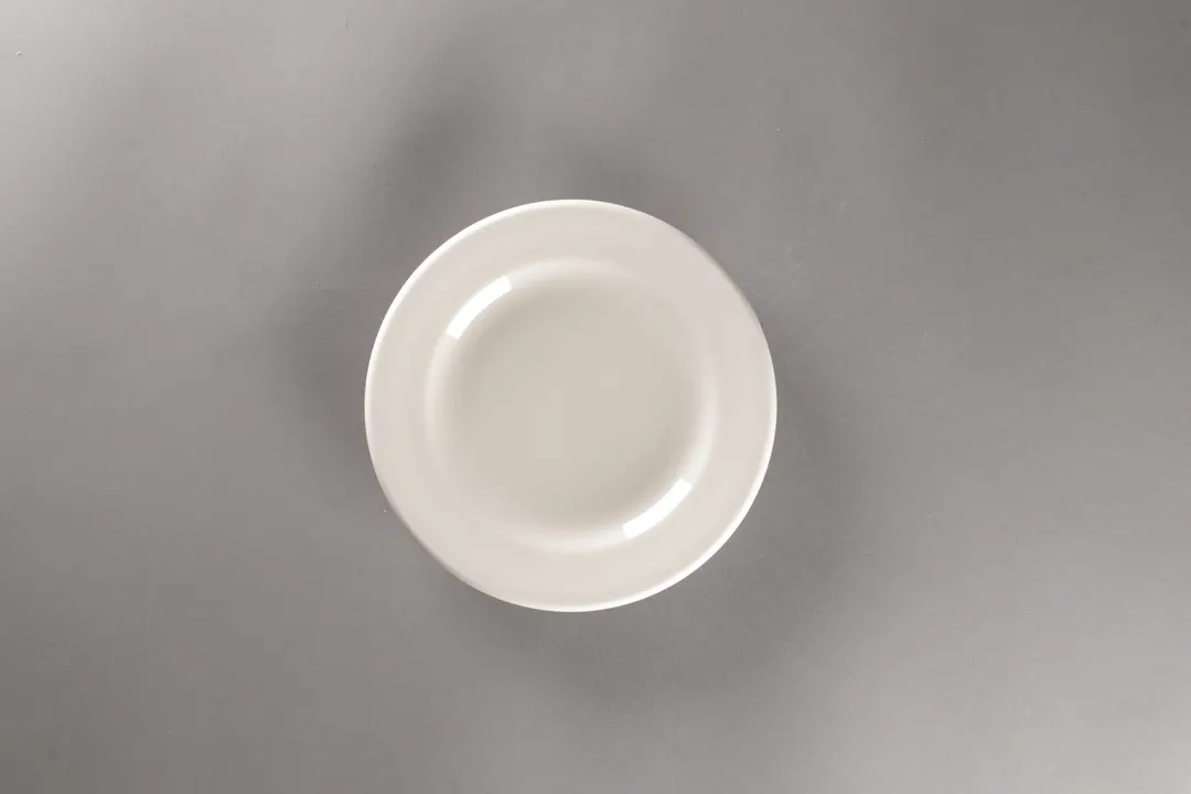 RAK Porcelain YOFP29 - 11.5" Round China Plate, Wide Flat Rim, Porcelain, American White, 12/Case