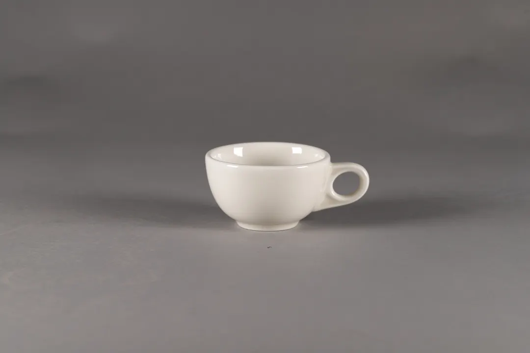RAK Porcelain YONC18 Ovide Cup, 6.9 oz (3.35" Dia.) White Porcelain, 12/Case