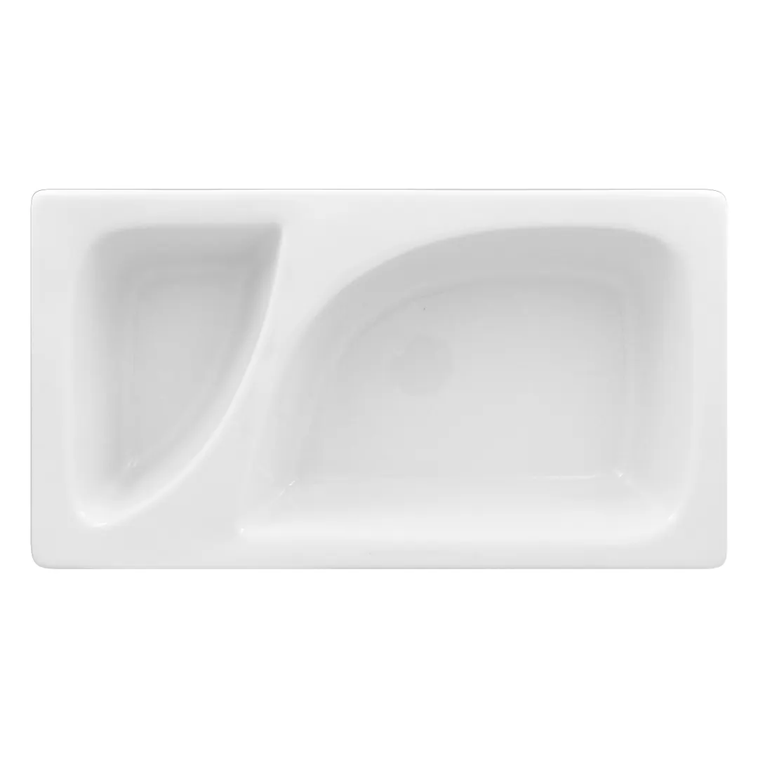 RAK Porcelain ZMGN1.3D - 1/3 GN Food Pan, 12-4/5" x 6-15/96" Porcelain, Dishwasher Safe - 1/Case