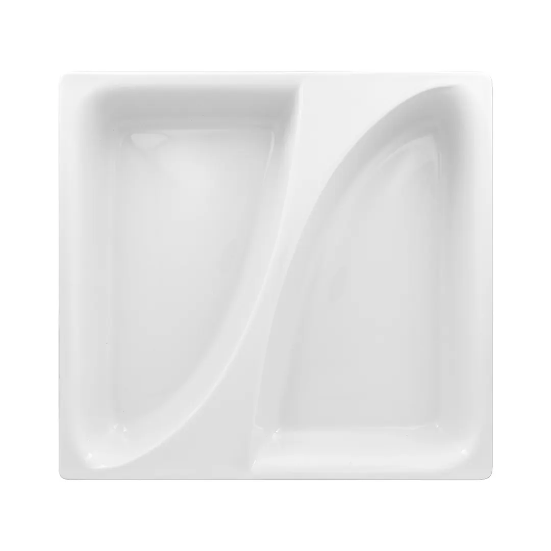 RAK Porcelain ZMGN2.3D - 2/3 GN Food Pan 13"-15/16" x 12"-4/5", Porcelain, Dishwasher Safe - Case