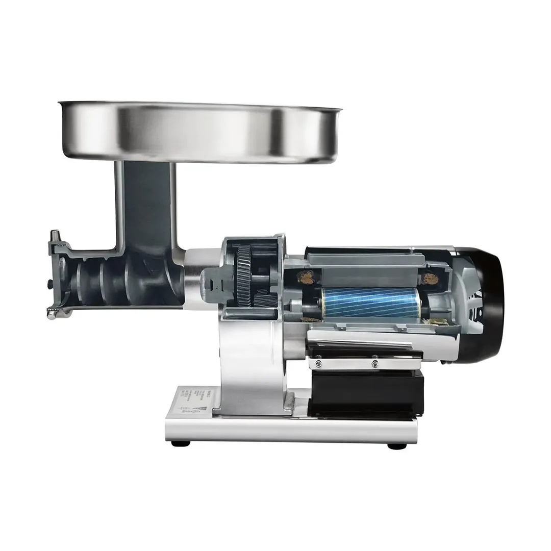 Hamilton Beach 09-1201-W Meat Grinder, 3/4 HP, #12 Hub, 360-540 lbs/hr, 4.5mm & 7mm Stainless Steel Plates, 560W 120V