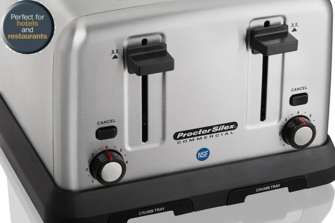 Hamilton Beach 24855 Proctor-Silex® Pop-Up Toaster, (4) Extra Wide Slots