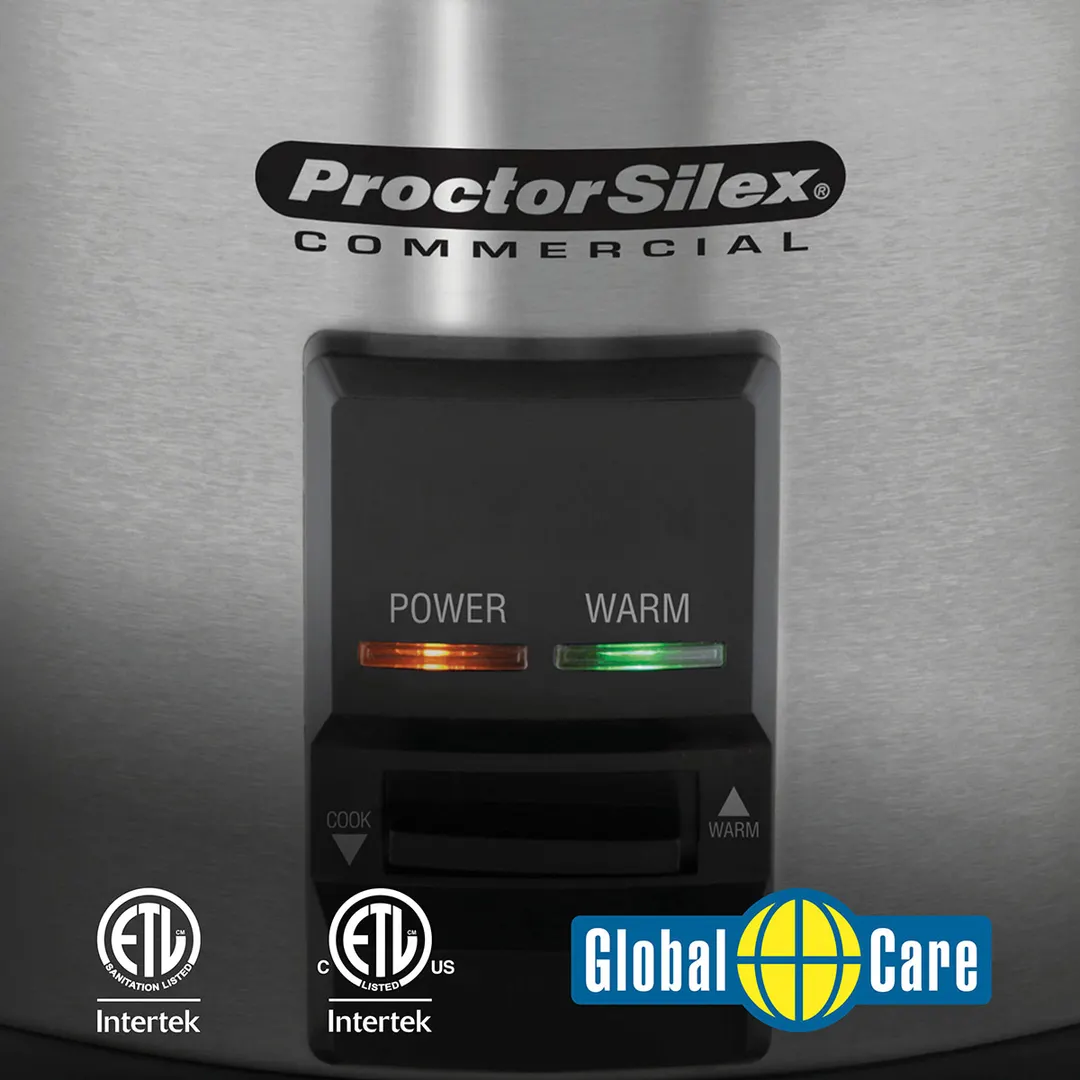Hamilton Beach 37540 Proctor Silex Commercial Rice Cooker/Warmer, 40 Cups, 120V, 1250W