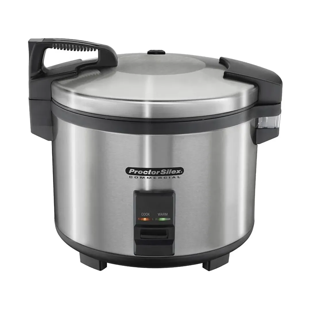 Hamilton Beach 37560R-CE Proctor Silex Commercial Rice Cooker/Warmer, 60 Cups, 220-240V, 1950W