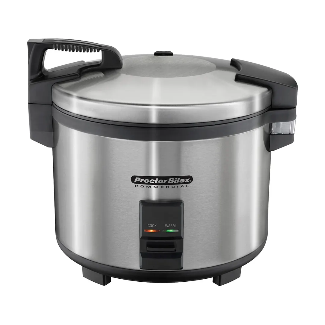 Hamilton Beach 37560R Proctor Silex Commercial Rice Cooker/Warmer, 60 Cups, 120V, 1550W