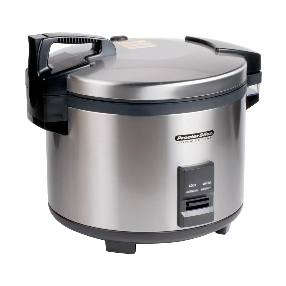 Hamilton Beach 37560R Proctor Silex Commercial Rice Cooker/Warmer, 60 Cups, 120V, 1550W