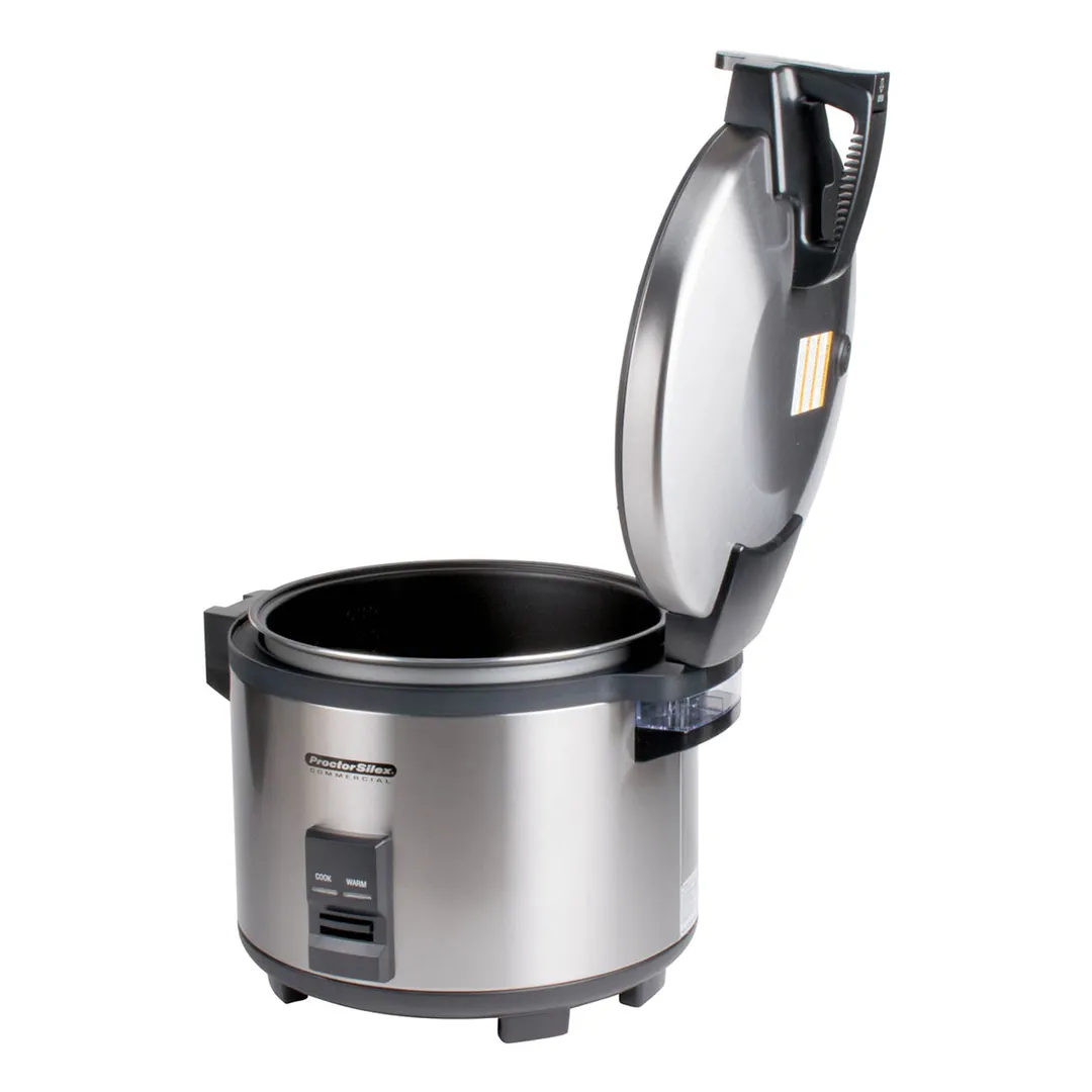 Hamilton Beach 37560R Proctor Silex Commercial Rice Cooker/Warmer, 60 Cups, 120V, 1550W