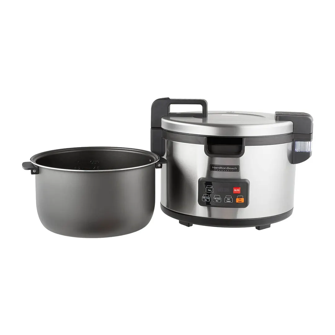 Hamilton Beach 37590 Proctor Silex Commercial Rice Cooker/Warmer, 90 Cups, 240V, 2500W