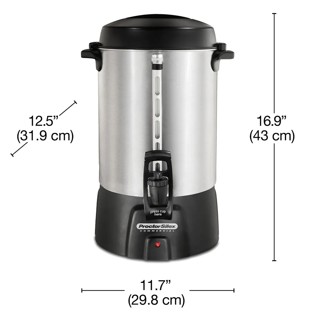 Hamilton Beach 45060R - Proctor-Silex® Coffee Urn, 60 Cup Capacity with Dual Heaters / 1.090W - 120V