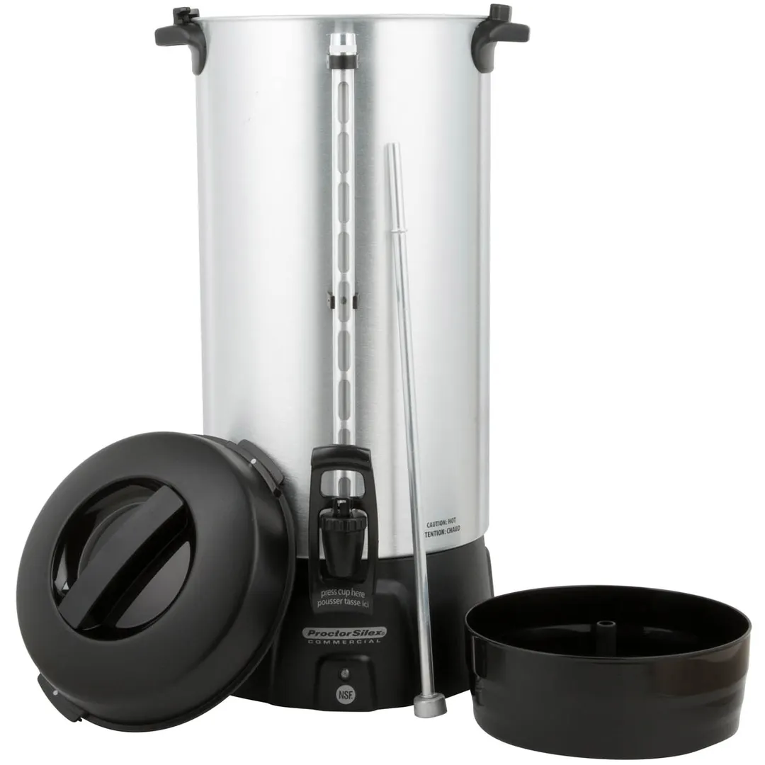 Hamilton Beach 45100R - Proctor-Silex® Coffee Urn,100 Cup Capacity with Dual Heaters / 1.090W - 120V