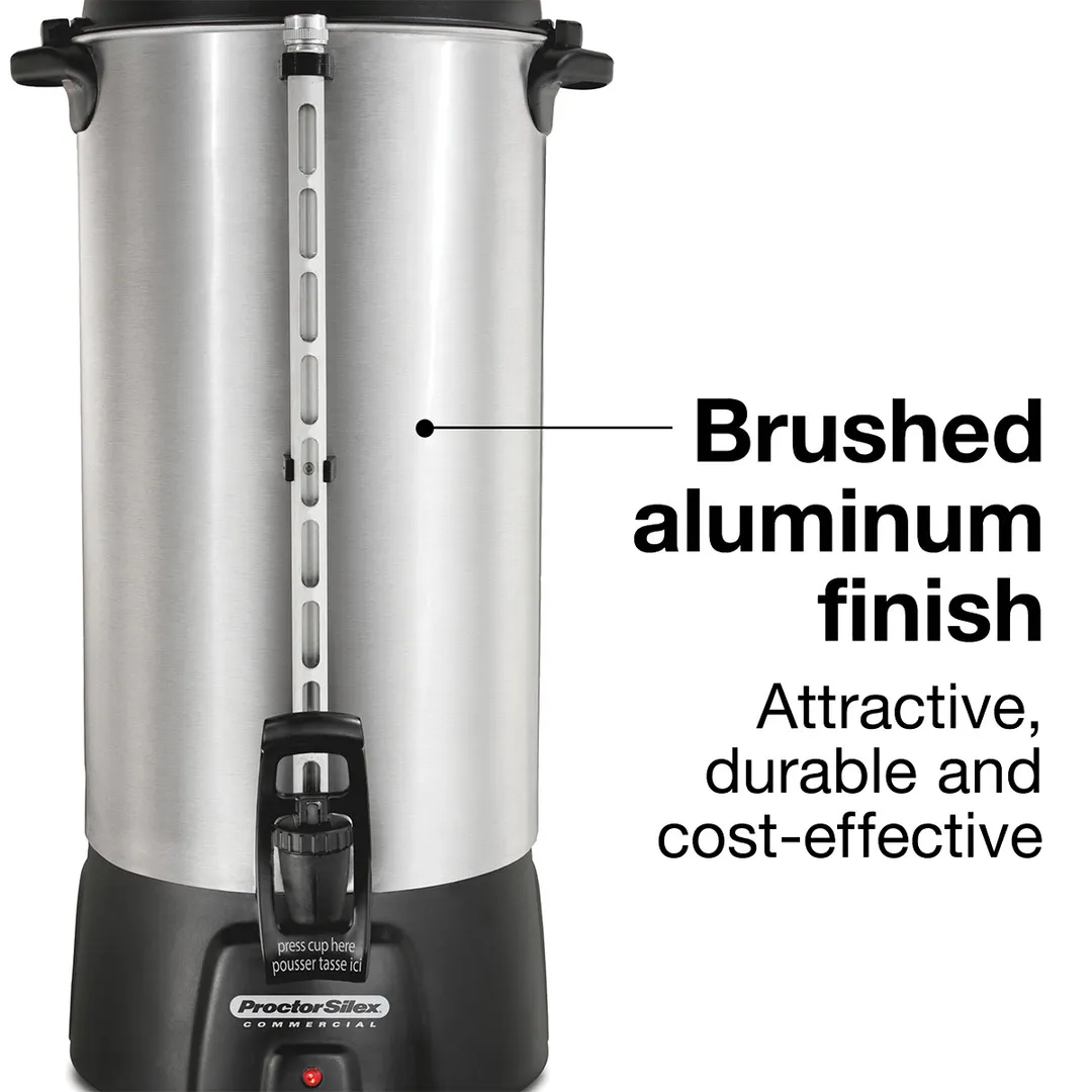 Hamilton Beach 45100R - Proctor-Silex® Coffee Urn,100 Cup Capacity with Dual Heaters / 1.090W - 120V