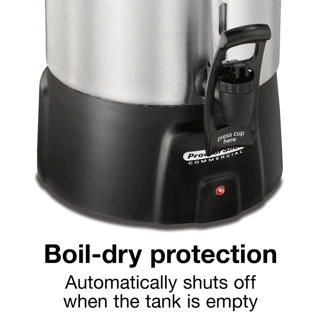 Hamilton Beach 45100R - Proctor-Silex® Coffee Urn,100 Cup Capacity with Dual Heaters / 1.090W - 120V