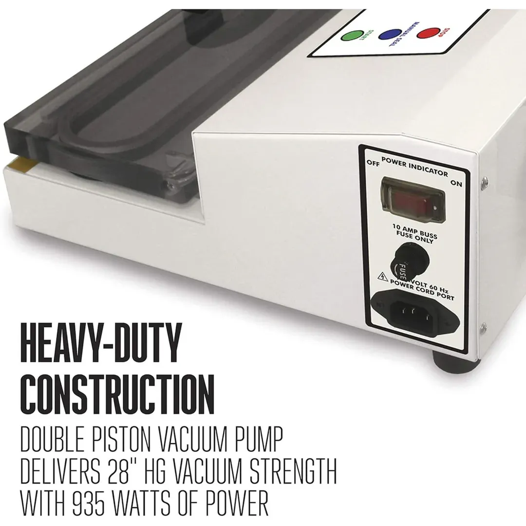Hamilton Beach 65-0101 Weston PRO-2100 Countertop External Vacuum Sealer with 15" Seal Bar