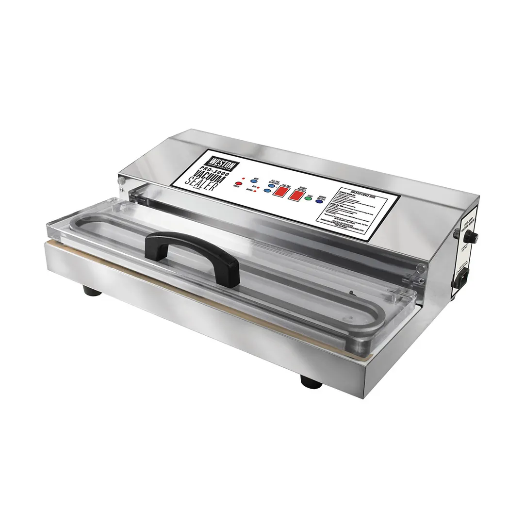 Hamilton Beach 65-0401-W Weston PRO-3000 Countertop External Vacuum Sealer with 15" Seal Bar