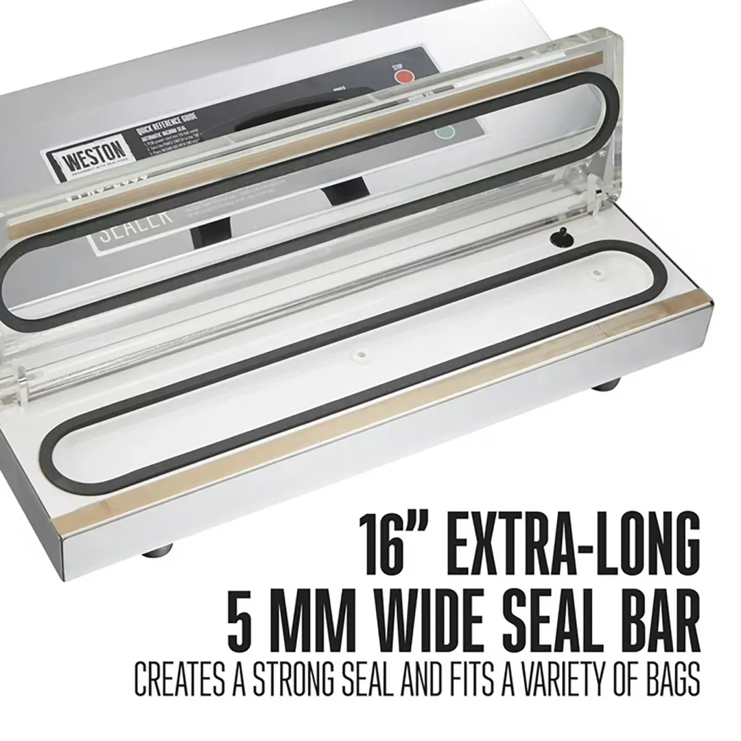 Hamilton Beach 65-1301-W Weston Pro-2600  Countertop External Vacuum Packaging Machine with 16" Seal Bar