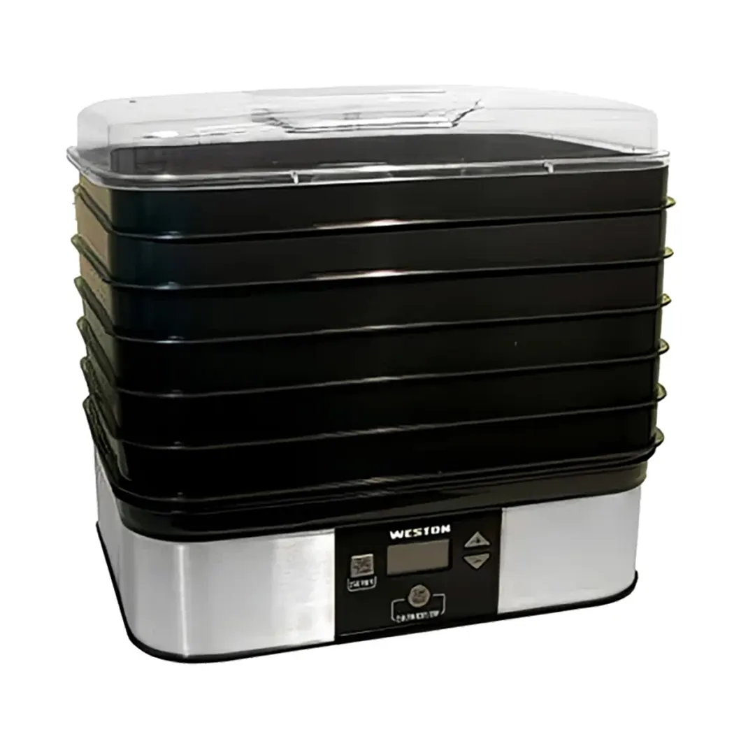 Hamilton Beach 75-0401-W Weston Digital Dehydrator, Single Zone, 6 Trays, 500W, 120V