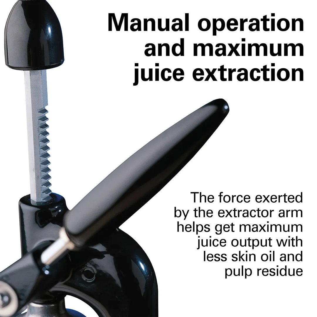 Hamilton Beach 932 Lever / Crank Type Manual Citrus Juicer w/ Swing-Out Drip Cup