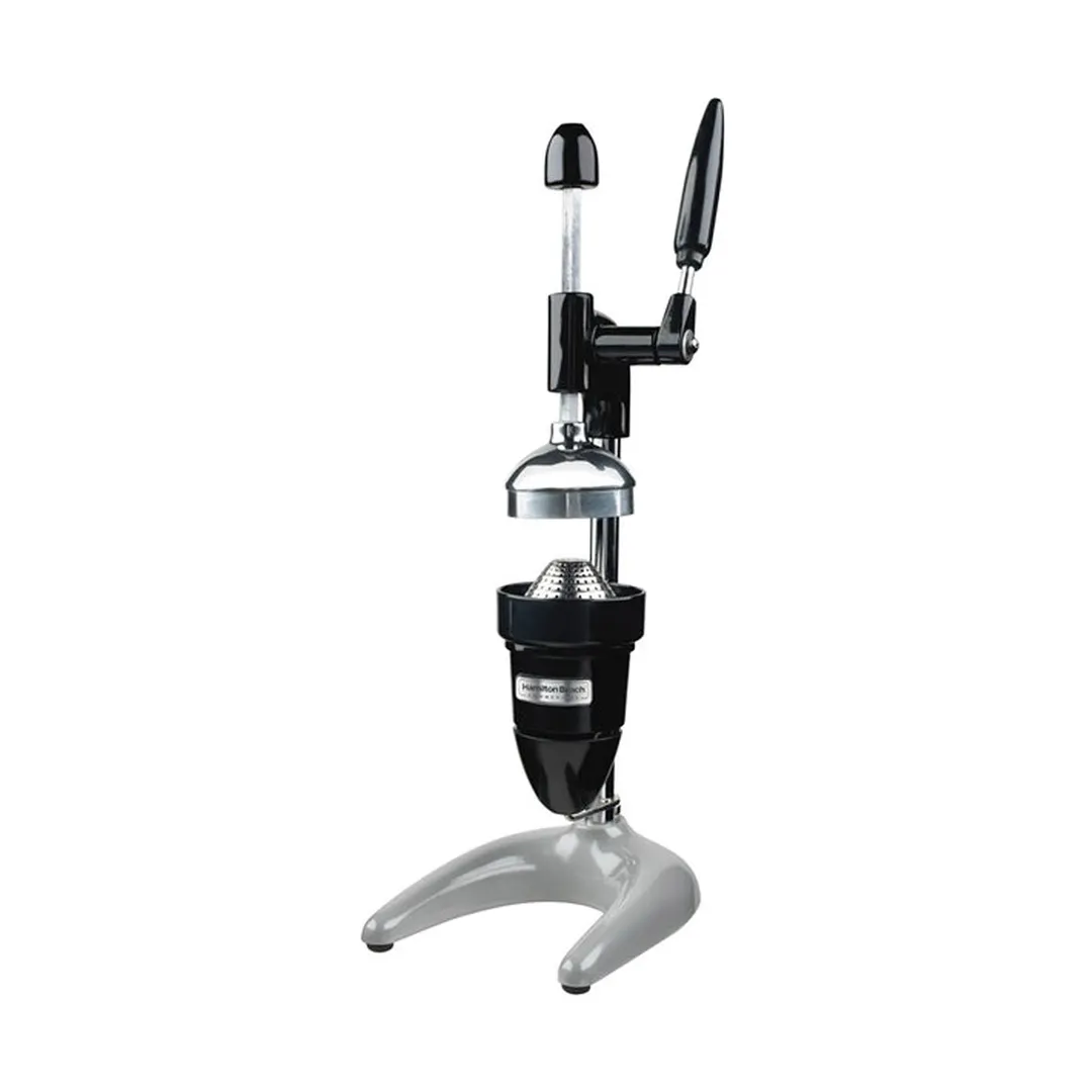 Hamilton Beach 932 Lever / Crank Type Manual Citrus Juicer w/ Swing-Out Drip Cup
