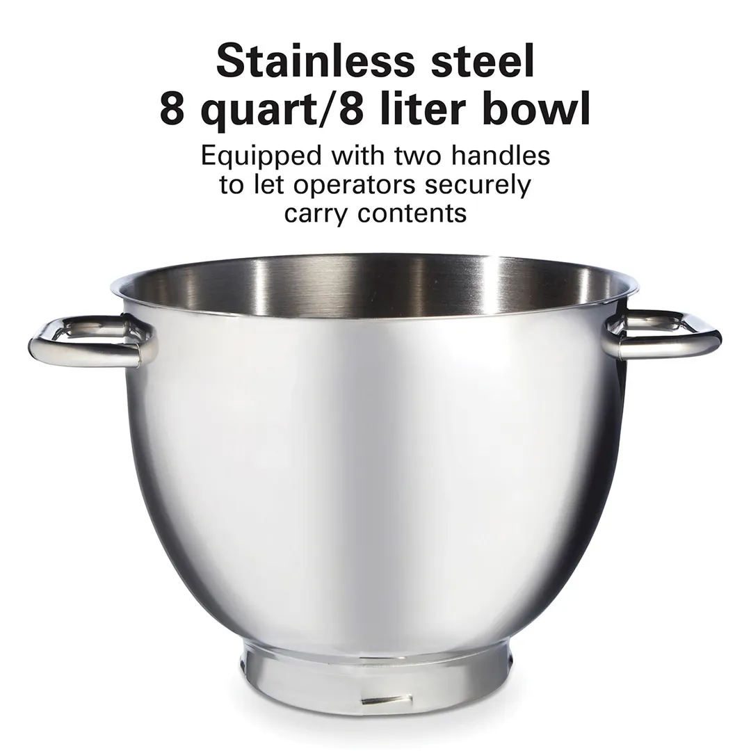Hamilton Beach CPM800-CE Stand Mixer Commercial Planetary Mixer, 8 qt. Capacity, Variable Speed