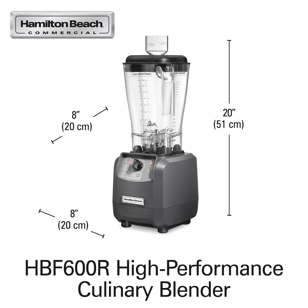 Hamilton Beach HBF600R Variable Speed Countertop Food Blender