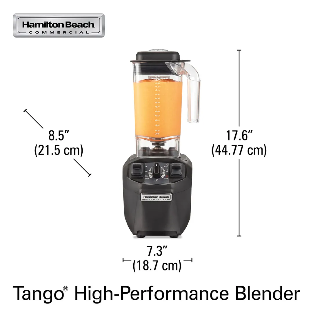 Hamilton Beach HBH455 Tango® High Performance Bar Blender, Two Speed Motor