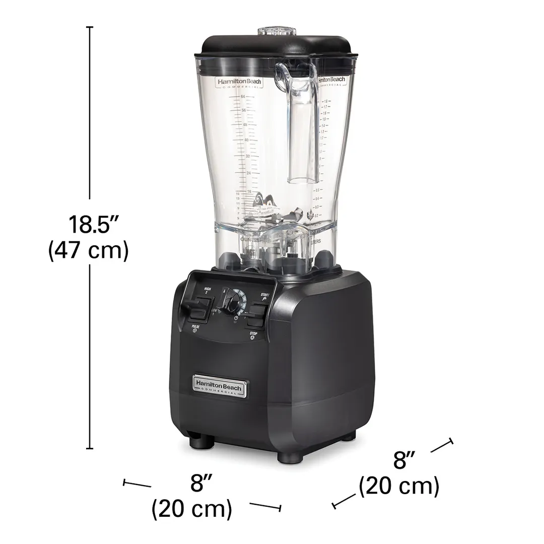 Hamilton Beach HBH550R-CE Furry Blender, 64 Oz. Capacity, Variable Speed