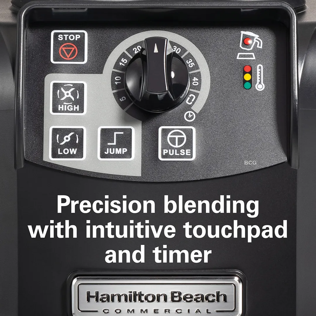 Hamilton Beach HBH650R Tempest Blender, 64 Oz. Capacity, Variable Speed