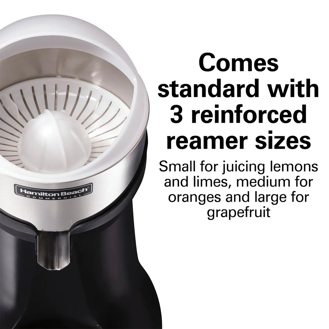 Hamilton Beach HCJ967R-CE (International) Citrus Juicer, Electric, Countertop
