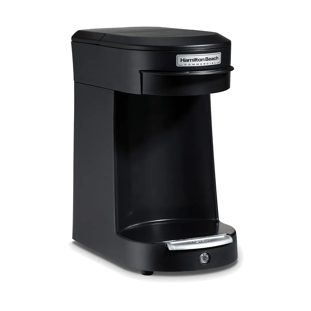 Hamilton Beach HDC200B Stainless Steel Front Loading Pod Coffee Maker, 500W/120V - Black